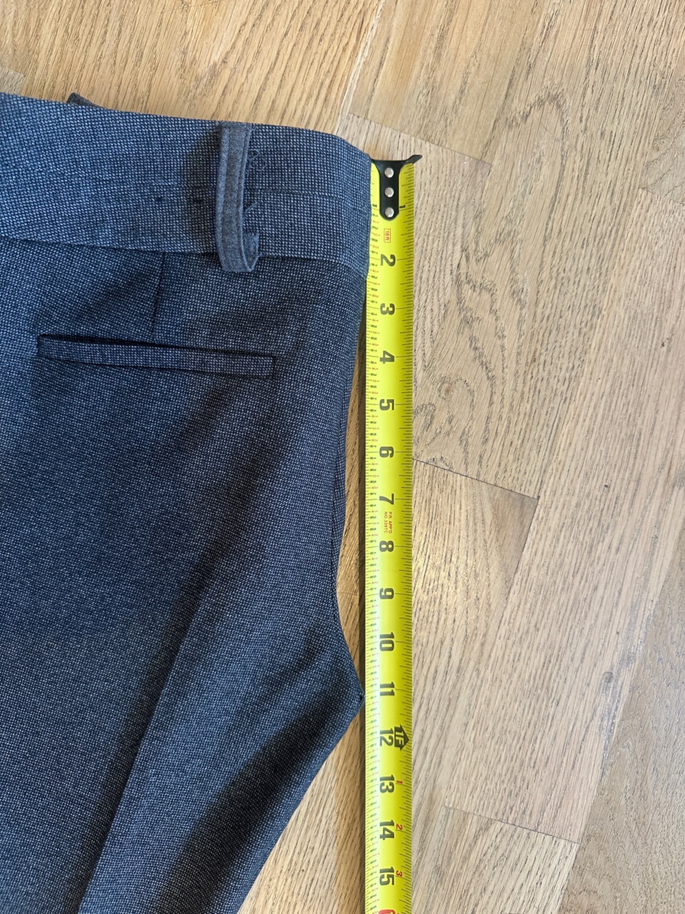 Amanda + Chelsea Charcoal Gray Bootcut Flared Trouser Dress Pants Size 0 NWOT - Picture 7 of 8